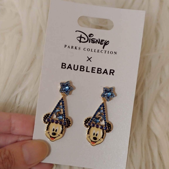 SOLD!FIR! NWT DISNEY PARKS COLLECTION X BAUBLEBAR FANTASIA SORCERER MICKEY MOUSE - Picture 3 of 8